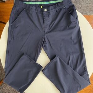 Alberto Golf Men’s Modern Fit Pro Golf 3x Dry Pant Navy 38x32 Straight Leg